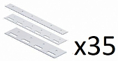 Пластина (400 мм) для полосовой ПВХ завесы (35 шт)