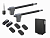 AN-MOTORS ATW-400KIT F-BT-T4 Автоматика для распашных ворот ATW-400KIT F-BT-T4, комплект: 2 привода, блок управления, 4 пульта, фотоэлементы, Bluetooth-модуль