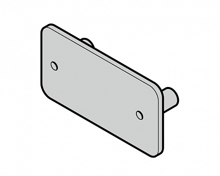 HORMANN 3039974 Плоская ручка ((42 мм) SPU, APU, TAP 40, ASP)