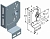 ALUTECH TBI570R - 403421600 Кронштейн боковой правый TBI570R для подъёмных секционных ворот