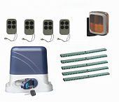 Автоматика для откатных ворот KSL-800 KIT-L2K5-Т4, комплект: привод, 4 пульта, лампа, 5 реек