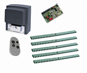 Автоматика для откатных ворот CAME BX608AGS Start KIT5, комплект: привод, радиоприемник, пульт, 5 реек