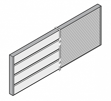 HORMANN 3091652 Двустенная фальш-панель (S-гофр, Stucco, &amp;amp;amp;amp;amp;amp;amp;gt; 250 мм)