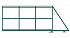 Откатные ворота 3 метра серии ЭКО-СТ, купить в любом городе России с доставкой, размер 3 500х2 000, цвет e128fd18-9af7-11e3-81d6-e447bd2f56ba, цена 40 500 руб.