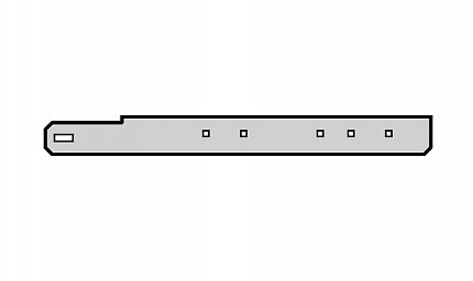 HORMANN 3060791 Консоль, для направляющих N, ND, NH, H, HD, HU, слева (625 мм)