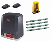 Автоматика для откатных ворот DEIMOS ULTRA BT A400-KIT-L4, комплект: привод, 2 пульта, лампа, 4 рейки
