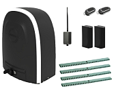 Автоматика для откатных ворот ALUTECH RTO-500MKIT-F4-BT, комплект: привод, фотоэлементы, 2 пульта, Bluetooth-модуль, 4 рейки 