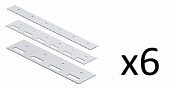 Пластина (400 мм) для полосовой ПВХ завесы (6 шт)