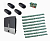 CAME BXL04AGS KIT-KR8-T4 Автоматика для откатных ворот BXL04AGS KIT-KR8-T4, комплект: привод, радиоприемник, 4 пульта, 8 реек