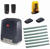 Автоматика для откатных ворот BFT DEIMOS BT A400-KIT7, комплект: привод, фотоэлементы, лампа, 2 пульта, 7 реек