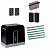 FAAC C720KIT-FA6 Автоматика для откатных ворот C720KIT-FA6, комплект: привод, радиоприемник, 2 пульта, фотоэлементы, 6 реек
