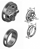 DOORHAN 12005R Окончание пружины М152 R (OMI 6&amp;amp;amp;amp;amp;amp;quot; S) для подъёмных секционных ворот