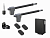 AN-MOTORS ATW-400KIT F-BT-Т3 Автоматика для распашных ворот ATW-400KIT F-BT-Т3, комплект: 2 привода, блок управления, 3 пульта, фотоэлементы, Bluetooth-модуль