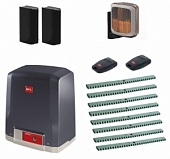Автоматика для откатных ворот DEIMOS ULTRA BT A400-KIT-A8, комплект: привод, 2 пульта, фотоэлементы, лампа, 8 реек
