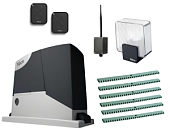 Автоматика для откатных ворот NICE RD400KITFULL-LN6-BT, комплект: привод, лампа, 2 пульта, Bluetooth-модуль, 6 реек