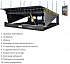 DOORHAN DLHH2522-(10)S Уравнительная платформа (доклевеллер) с поворотной аппарелью  подвесной  2500х 2200