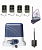 КОРН KSL-800KIT-L5K-BT-T4 Автоматика для откатных ворот KSL-800 KIT-L5K-BT-Т4, комплект: привод, 4 пульта, Bluetooth-модуль, лампа