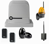 Автоматика для откатных ворот RO600KLT K1-BT, комплект: привод, 2 пульта, Bluetooth-модуль, фотоэлементы, лампа