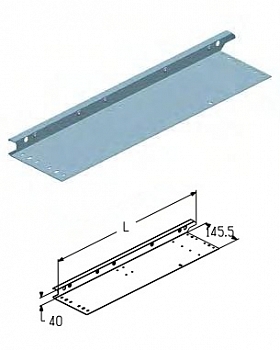 ALUTECH EC-40.500DL - 401340910 Накладка боковая для подъёмных секционных ворот