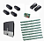 CAME BXL04AGS KIT8-FK-T4 Автоматика для откатных ворот BXL04AGS KIT8-FK-T4, комплект: привод, радиоприемник, 4 пульта, фотоэлементы, 8 реек