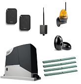 Автоматика для откатных ворот NICE RD400KITFULL4-K1-BT, комплект: привод, 2 пульта, Bluetooth-модуль, фотоэлементы, лампа, 4 рейки 