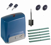 Автоматика для откатных ворот R-Tech SL1000AC.M-KIT-F5-BT, комплект: привод, фотоэлементы, 2 пульта, Bluetooth-модуль, 5 реек