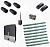 CAME BXL04AGS KIT8-FK-BT-T4 Автоматика для откатных ворот BXL04AGS KIT8-FK-BT-T4, комплект: привод, радиоприемник, 4 пульта, фотоэлементы, 8 реек, Bluetooth-модуль