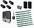 CAME BXL04AGS KIT8-FA-BT-T4 Автоматика для откатных ворот BXL04AGS KIT8-FA-BT-T4, комплект: привод, радиоприемник, 4 пульта, фотоэлементы, 8 реек, Bluetooth-модуль