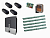 CAME BXL04AGS KIT5-LA-T4 Автоматика для откатных ворот BXL04AGS KIT5-LA-T4, комплект: привод, радиоприемник, 4 пульта, лампа, 5 реек