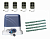 КОРН KSL-1300KIT-KR4-T4 Автоматика для откатных ворот KSL-1300 KIT-KR4-Т4, комплект: привод, 4 пульта, 4 рейки