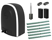 Автоматика для откатных ворот ALUTECH RTO-500MKIT-F6-BT, комплект: привод, фотоэлементы, 2 пульта, Bluetooth-модуль, 6 реек 