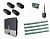CAME BXL04AGS KIT-KR4-BT-T4 Автоматика для откатных ворот BXL04AGS KIT-KR4-BT-T4, комплект: привод, радиоприемник, 4 пульта, 4 рейки, Bluetooth-модуль
