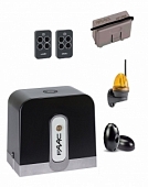 Автоматика для откатных ворот C721KIT FULL-К, комплект: привод, радиоприемник, 2 пульта, фотоэлементы, лампа