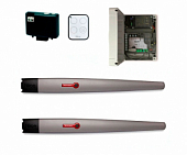 Автоматика для распашных ворот NICE TO5024HSBDKIT, комплект: 2 привода, приёмник, пульт, блок управления