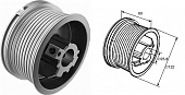 DOORHAN DH11001 Барабан DH11001 (М102; Н2750) для стандартного подъема для подъёмных секционных ворот