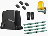 Автоматика для откатных ворот ARW-600MKIT FULL4-T4, комплект: привод, 4 пульта, лампа, фотоэлементы, 4 рейки