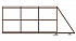 Откатные ворота 3 метра серии ЭКО-СТ, купить в любом городе России с доставкой, размер 3 500х2 000, цвет e128fd62-9af7-11e3-81d6-e447bd2f56ba, цена 40 500 руб.