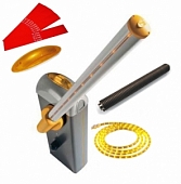 Шлагбаум автоматический CAME GARD 4040/4, комплект: тумба, стрела, наклейки светоотражающие, лампа, пружина