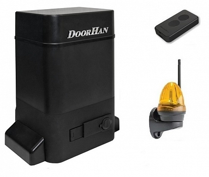 DOORHAN SL-1300PROKIT-LK-T1 Автоматика для откатных ворот DOORHAN SLIDING-1300PROKIT-LK-T1, комплект: привод, пульт, лампа