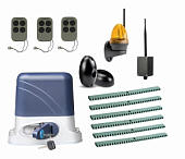 Автоматика для откатных ворот KSL-800 FULL-K6-BT-Т3, комплект: привод, 3 пульта, Bluetooth-модуль, фотоэлементы, лампа, 6 реек