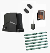 Автоматика для откатных ворот ARW-600MKIT LA6-BT, комплект: привод, сигнальная лампа, 2 пульта, 6 реек, Bluetooth-модуль