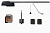 NICE SPO16BKCE-LА-BT Автоматика для гаражных подъемных секционных ворот NICE SPO16BKCE-LА-BT, комплект: привод, рейка, 2 пульта, лампа,  Bluetooth-модуль