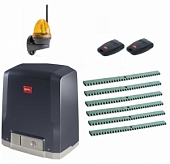 Автоматика для откатных ворот BFT DEIMOS AC A800-LK6, комплект: привод, лампа, 2 пульта, 6 реек