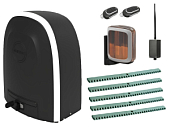 Автоматика для откатных ворот ALUTECH RTO-500MKIT-L5-BT, комплект: привод, сигнальная лампа, 2 пульта, Bluetooth-модуль, 5 реек 