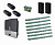 CAME BXL04AGS KIT7-FA-T3 Автоматика для откатных ворот BXL04AGS KIT7-FA-Т3, комплект: привод, радиоприемник, 3 пульта, фотоэлементы, 7 реек