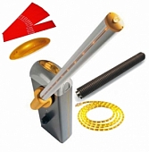 Шлагбаум автоматический CAME GARD 3000 дюралайт, комплект: тумба, стрела, наклейки светоотражающие, пружина