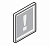 HORMANN 3062273 Крепление таблички с логотипом (46 × 54,5 × 3,5 мм)