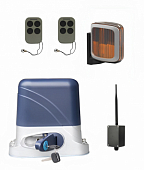 Автоматика для откатных ворот КОРН KSL-800KIT-L2K-BT, комплект: привод, 2 пульта, Bluetooth-модуль, лампа
