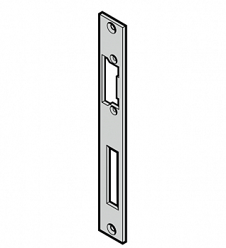 HORMANN 3092688 Замыкающая накладка 92 мм для калитки или боковой двери NT 80, открывающихся внутрь (с 01.04.2015), 