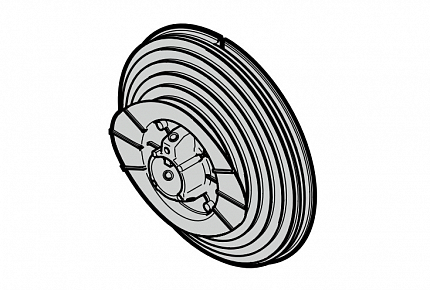 HORMANN 3086208 Барабан для троса, размер 6 для направляющих V, VU (справа)